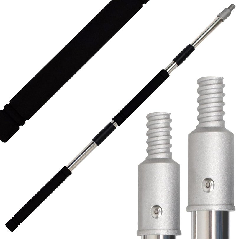 Greeily Paint Extension Pole, 2Ft to 12Ft Paint Roller Extension Pole Multi-Purpose Splice Extension Pole for Outdoor Spray Paint Roller Cleaning and Chandelier (43-135'') - Image 1
